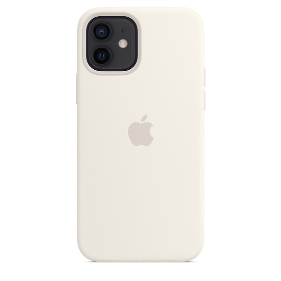 Capa de Silicone Apple - Branco