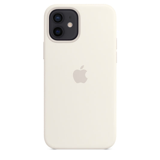 Capa de Silicone Apple - Branco
